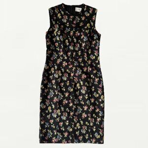 Erdem Floral Print Knee-Length Dress